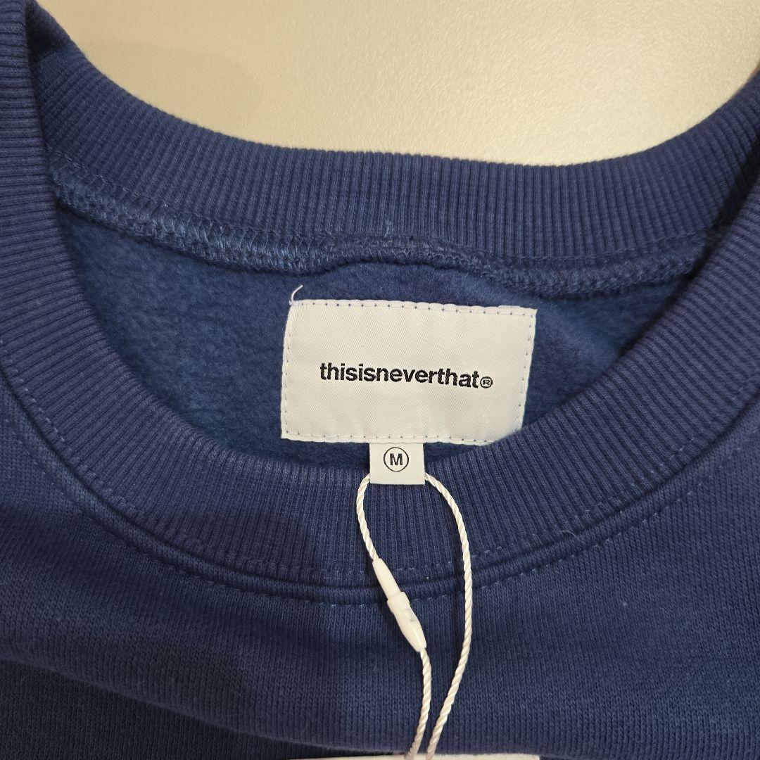 thisisneverthat ネイビー トレーナー