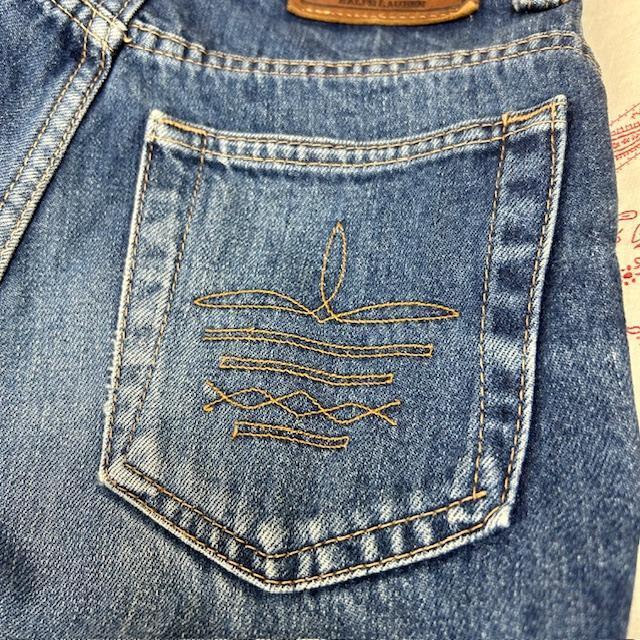 70s80s～ ラルフローレン デニムパンツ 28 42TALON S～M - メルカリ