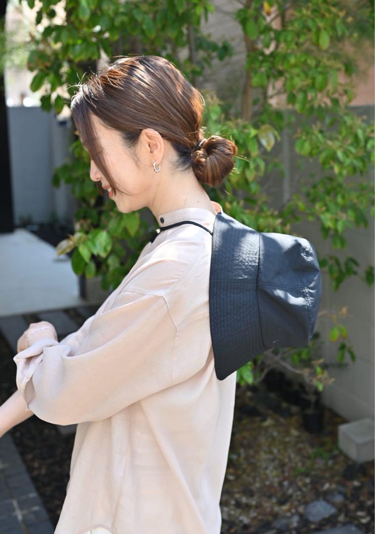 OURHOME ♡ 前後で使える2WAYバケットハット/ブラック/ 新品未使用♪