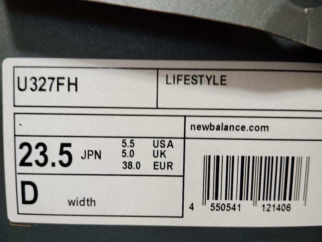 23.5ニューバランスnewbalanceレディーススニーカーU327FH