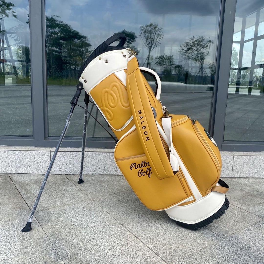 Malbon golf マルボンゴルフ キャディバッグ スタンド式ゴルフバッグ