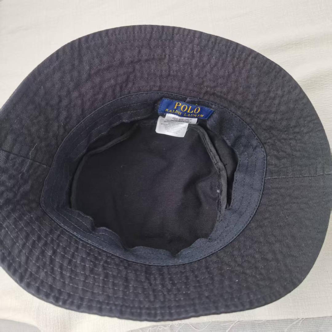 【最終値下げ】POLO RALPH LAUREN 刺繍 バケットハット ブラック POLO RALPH LAUREN（ポロ ラルフ ローレン）の「【POLO RALPH