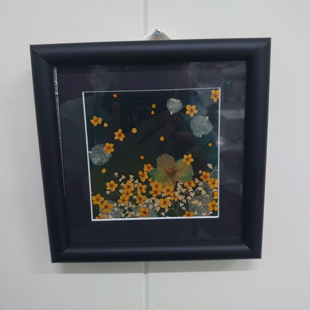 抽象的な花のアート作品3点セット