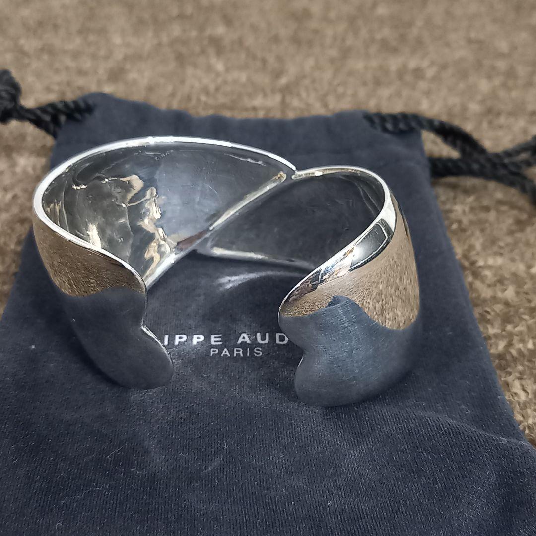 PHILIPPE AUDIBERT ツイスト シルバーバングル