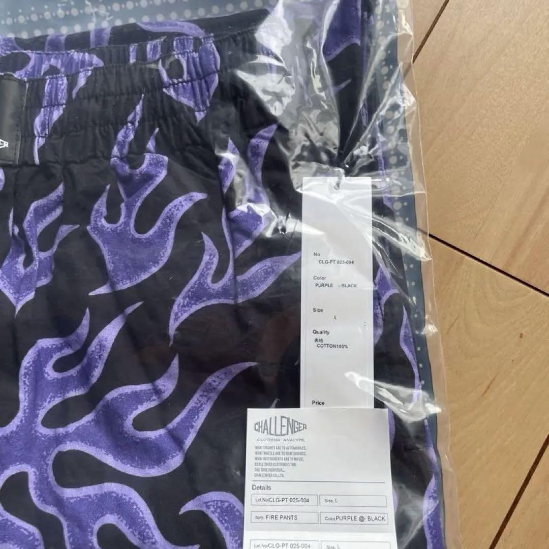 新品 L CHALLENGER　FIRE PANTS ファイヤーパンツ