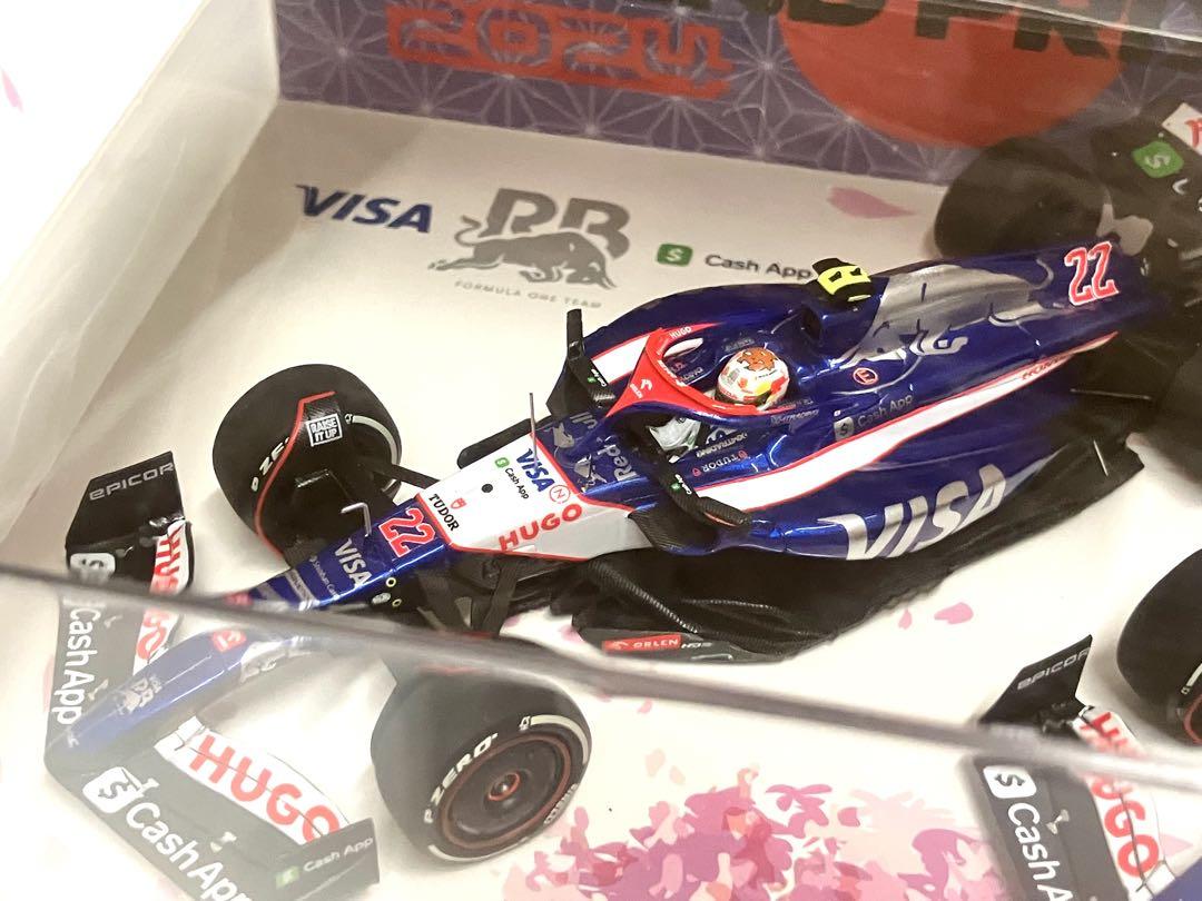 ミニチャンプス 1/43 VCARB01 角田裕毅&岩佐歩夢 2024 日本GP