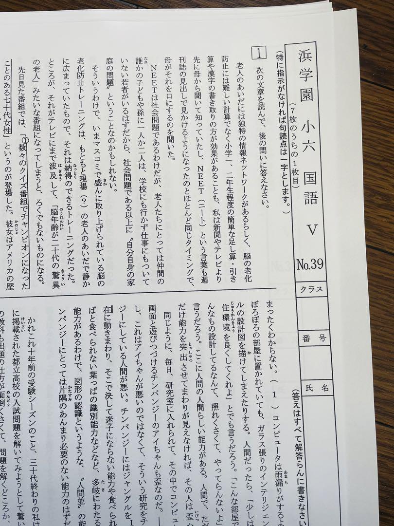 浜学園小6 最新版2024年 Sクラス理科 1年分 復習テスト - メルカリ