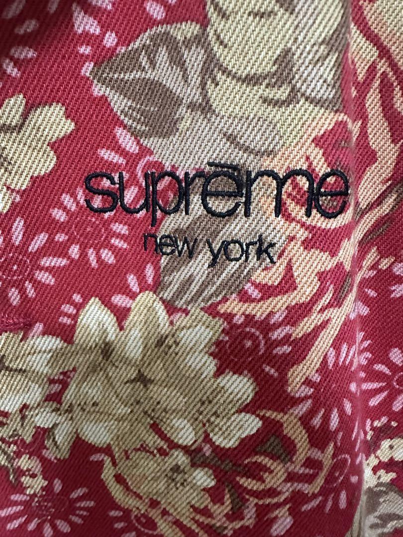 美品　supreme デニム　トレンチコート