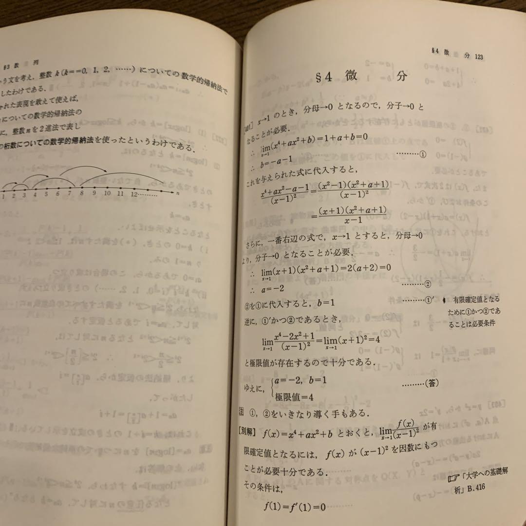 大学への上級問題集 基礎解析長岡恭史・長岡亮介 共著研文書院初版