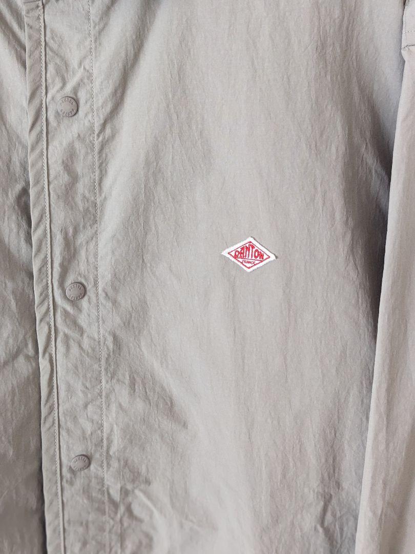 DANTONダントンナイロンシャツブルゾン34XS S.M.Lベージュ防寒