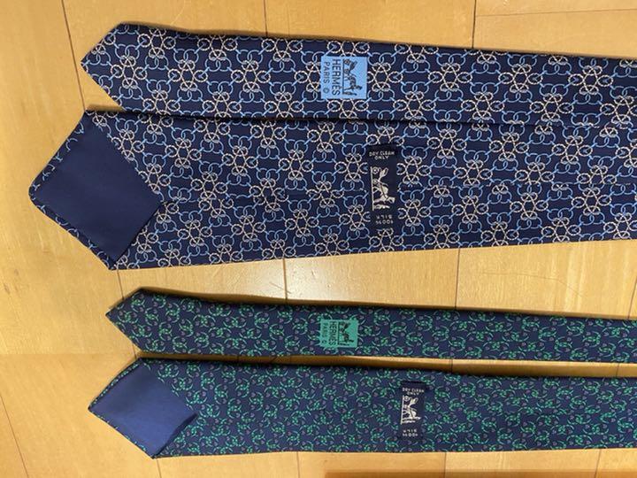 美品 2本セット お買い得 oh6WC-m13176997504 エルメス ネクタイ 在庫好評