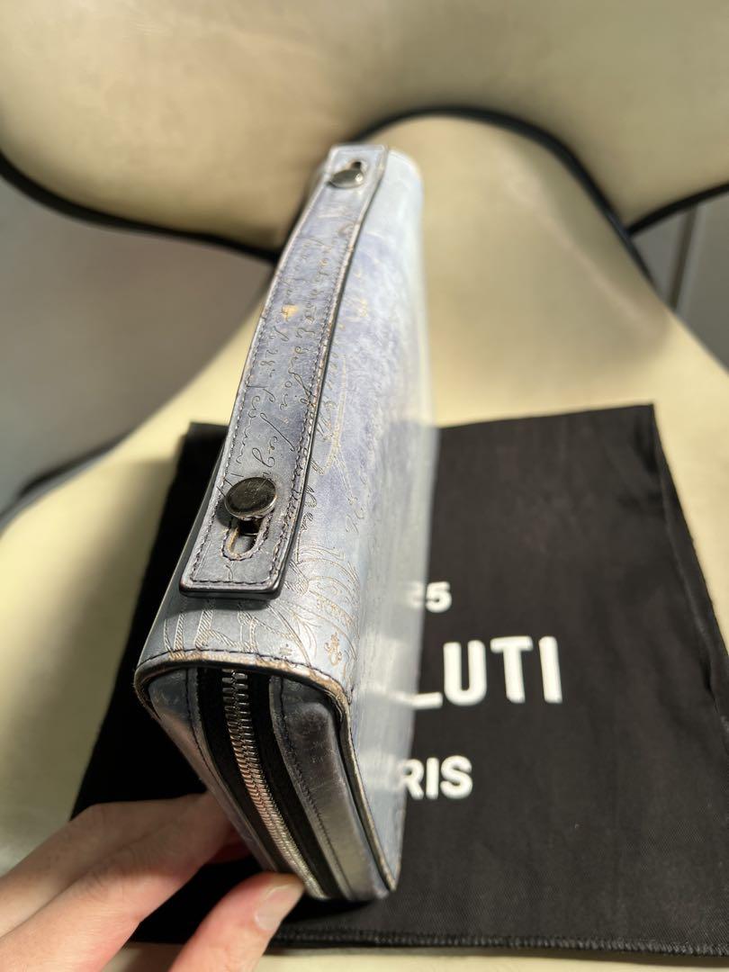 正規品BERLUTI グレー 長財布