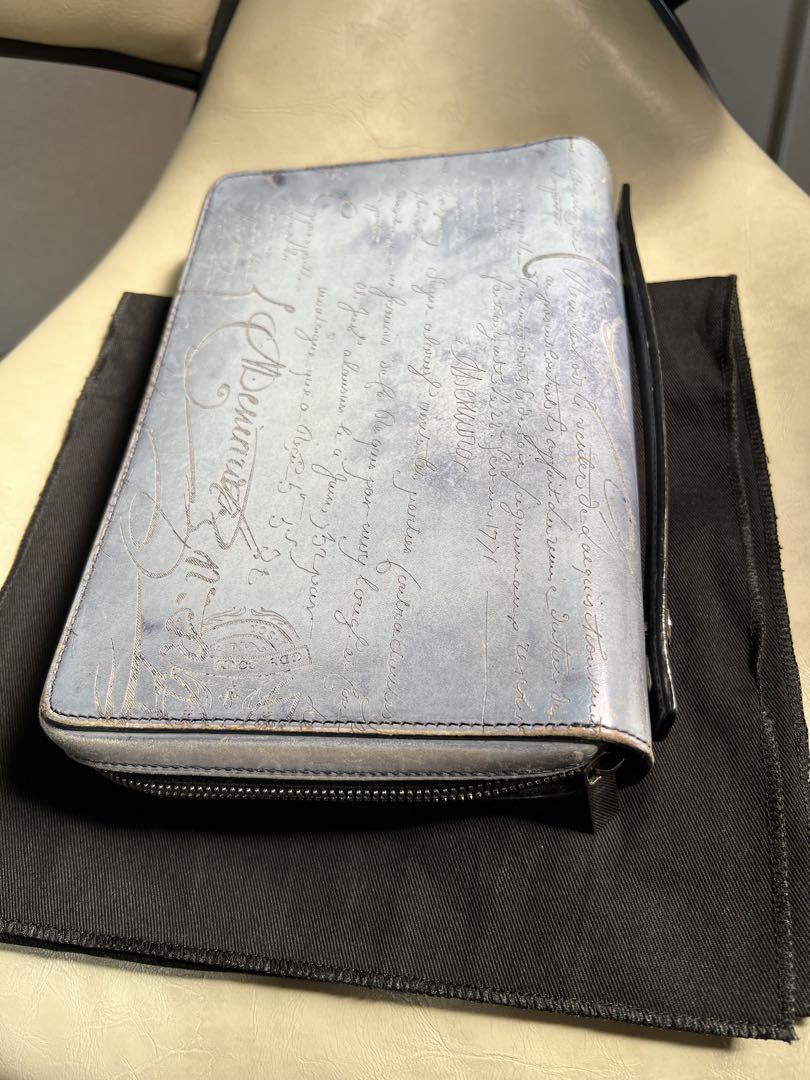 正規品BERLUTI グレー 長財布