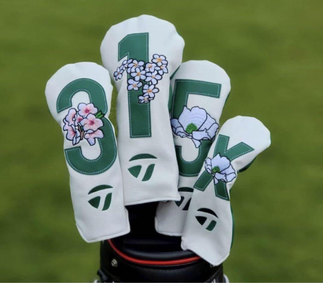 4個セットTaylorMadeテーラーメイド 2022マスターズ限定ヘッドカバー