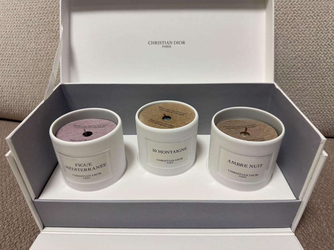 Christian Dior アロマキャンドル 85g3個セット　新品未使用