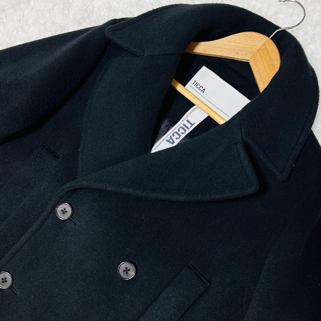 アッコさん専用　and span 【TICCA 】ピーコート22AW　黒色