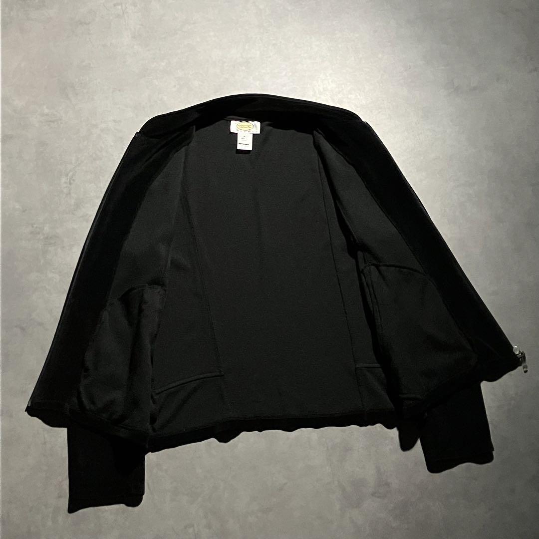 トップス 90s 00s normcore velour jersey jacket