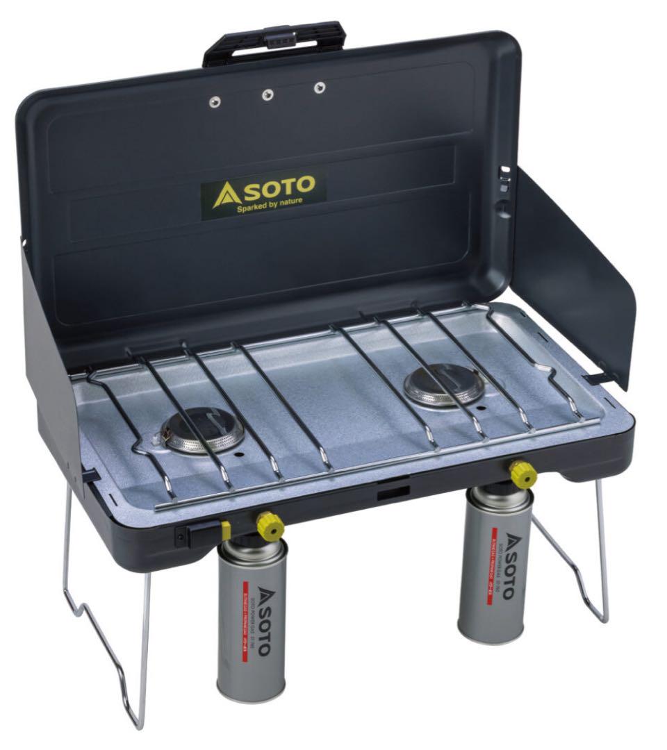 SOTO 2バーナー ST-527 店頭販売品のため訳アリ箱凹みのみ未開封完動品