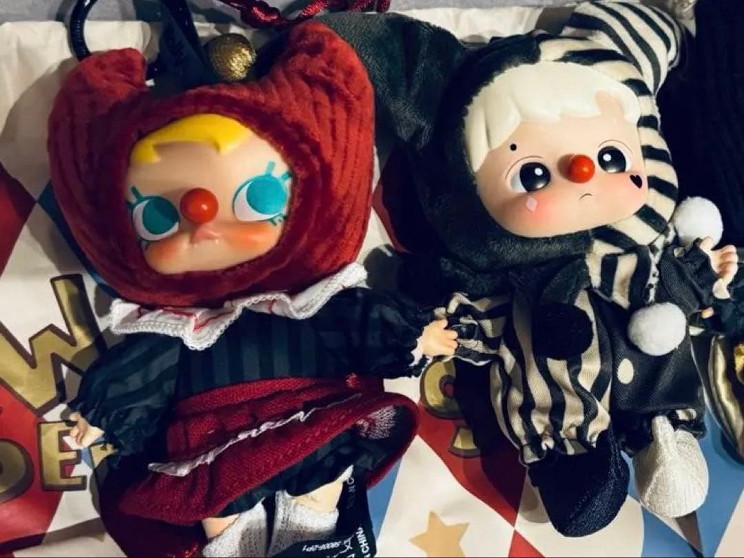 ラブブ　WHY SO SERIOUS シリーズ ぬいぐるみ ペンダント2体セット