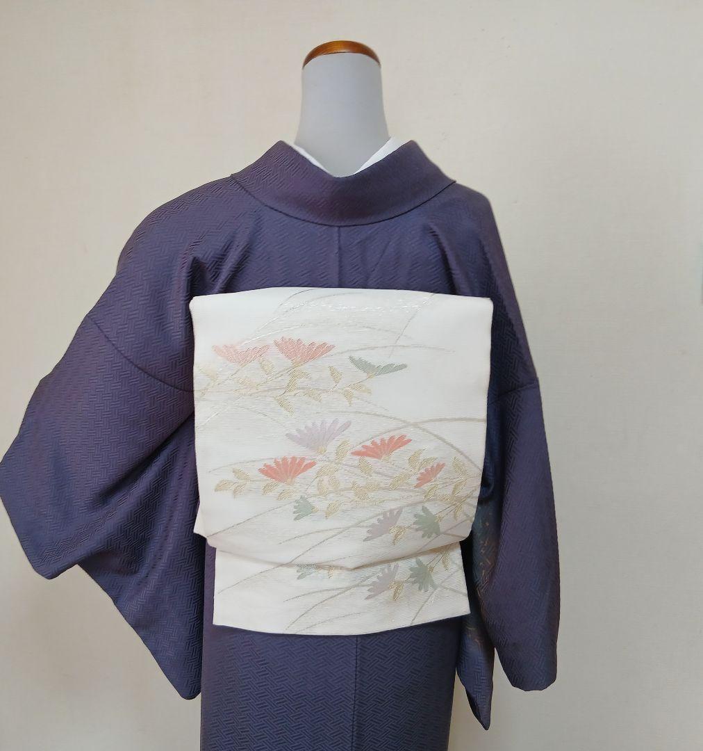 夏帯 二重太鼓 作り帯 付け帯 二部式帯 ポリエステル - メルカリ