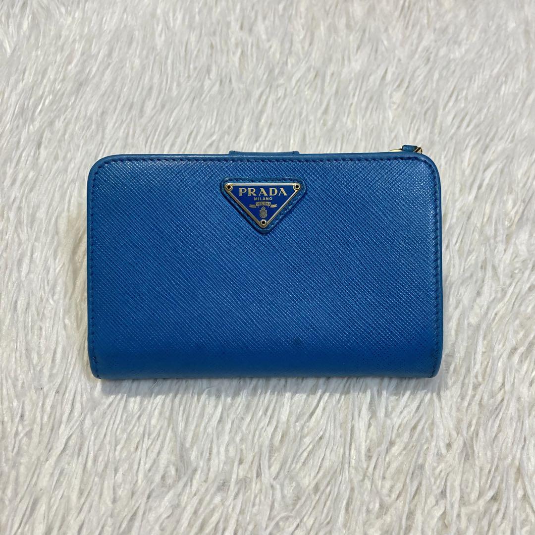 月末最終値下げ 早い者勝ち人気 美品 PRADA プラダ 二つ折り