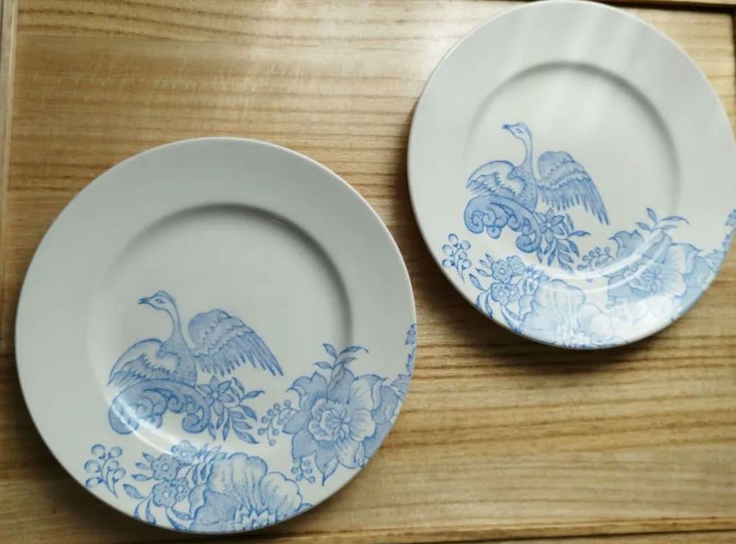 バーレイ アジアティックフェザンツ 18cmプレート 2枚セットBURLEIGH