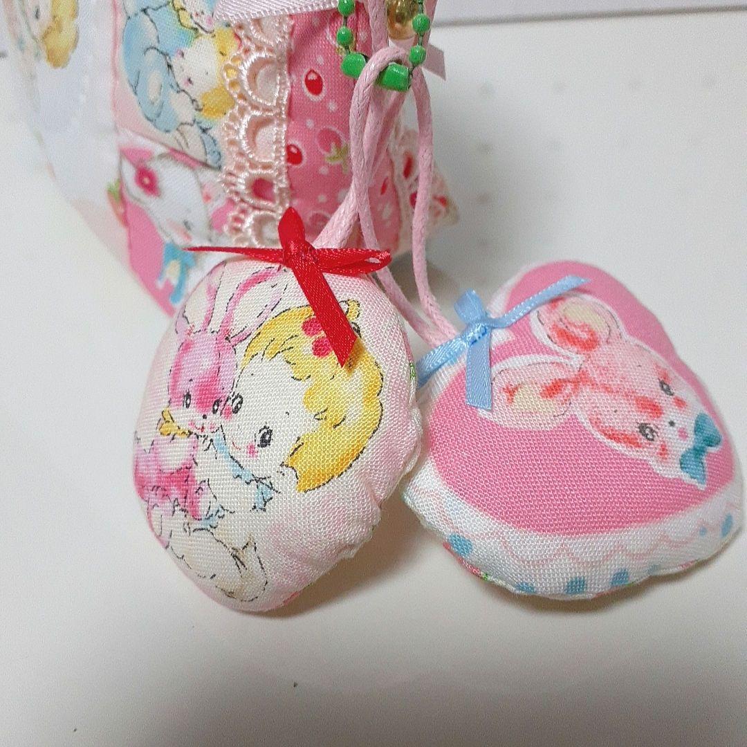 旧柄ハローベイビー❤パッチワークポーチ❤シャボン柄