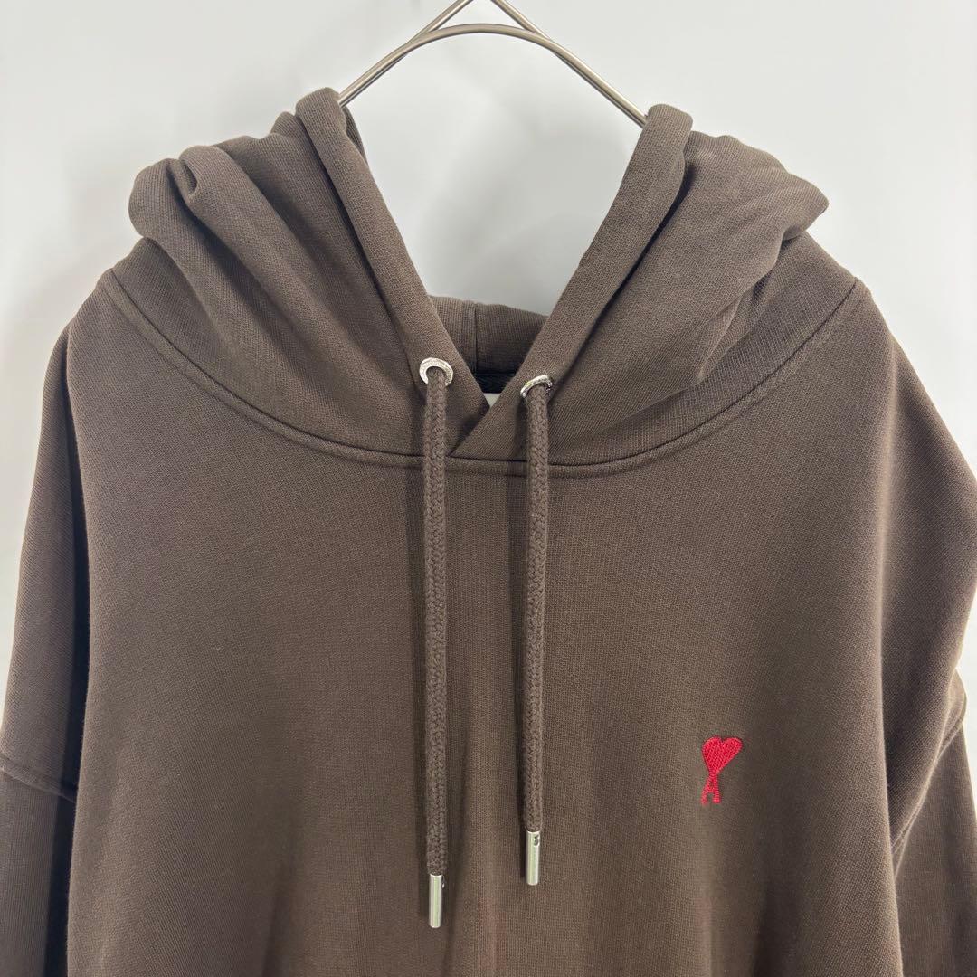 Amiアミ 刺繍 ワンポイント ハートロゴ パーカー XLXL LL AMI Alexandre Mattiussi WWW_HOMU-JOURNEY_COM