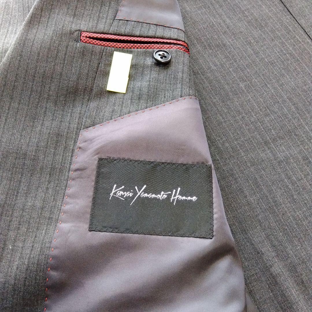 KANSAI YAMAMOTO HOMME スーツ 山本寛斎 ツーパンツ グレー
