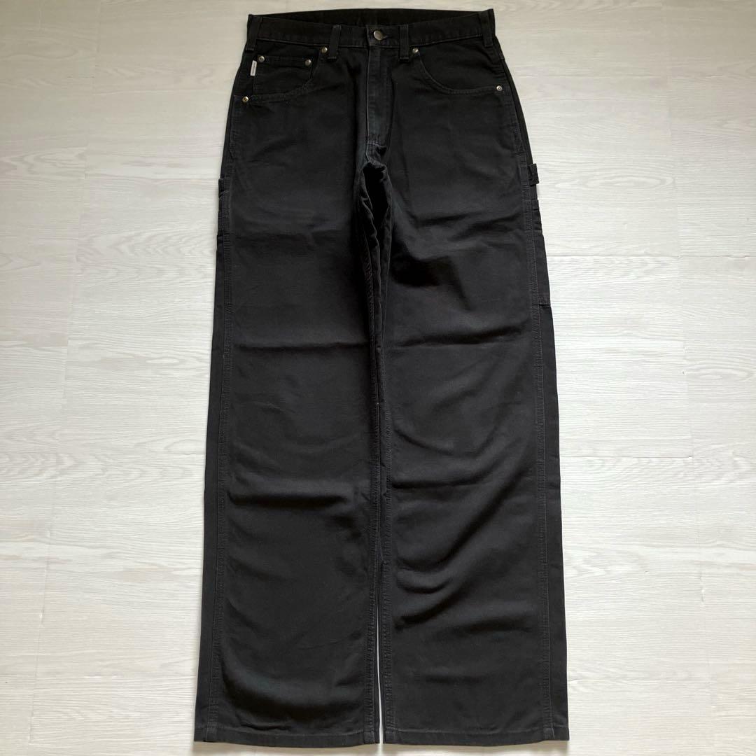 美品 Carhartt W30 ブラックペインターパンツ Loose Fit