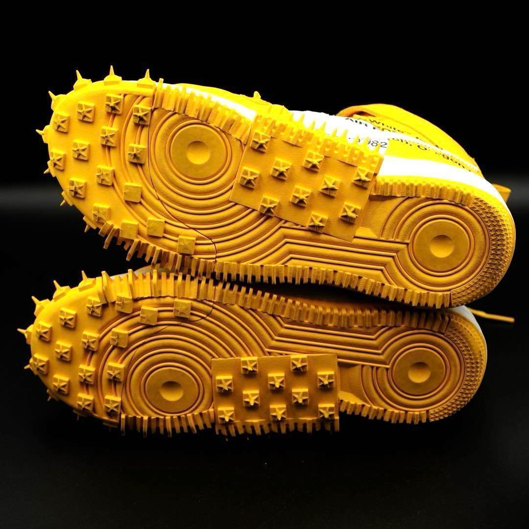 Off-White × Nike Air Force 1 Mid イエロー Off-White × Nike Air Force 1 Mid イエロー