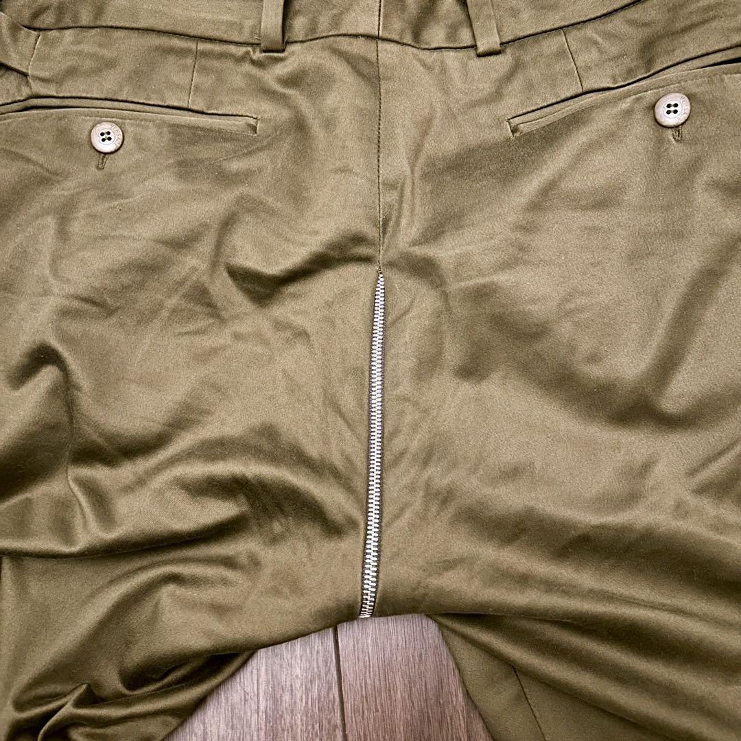 GIANNI VERSACE ボンテージ　カーキ　パンツ