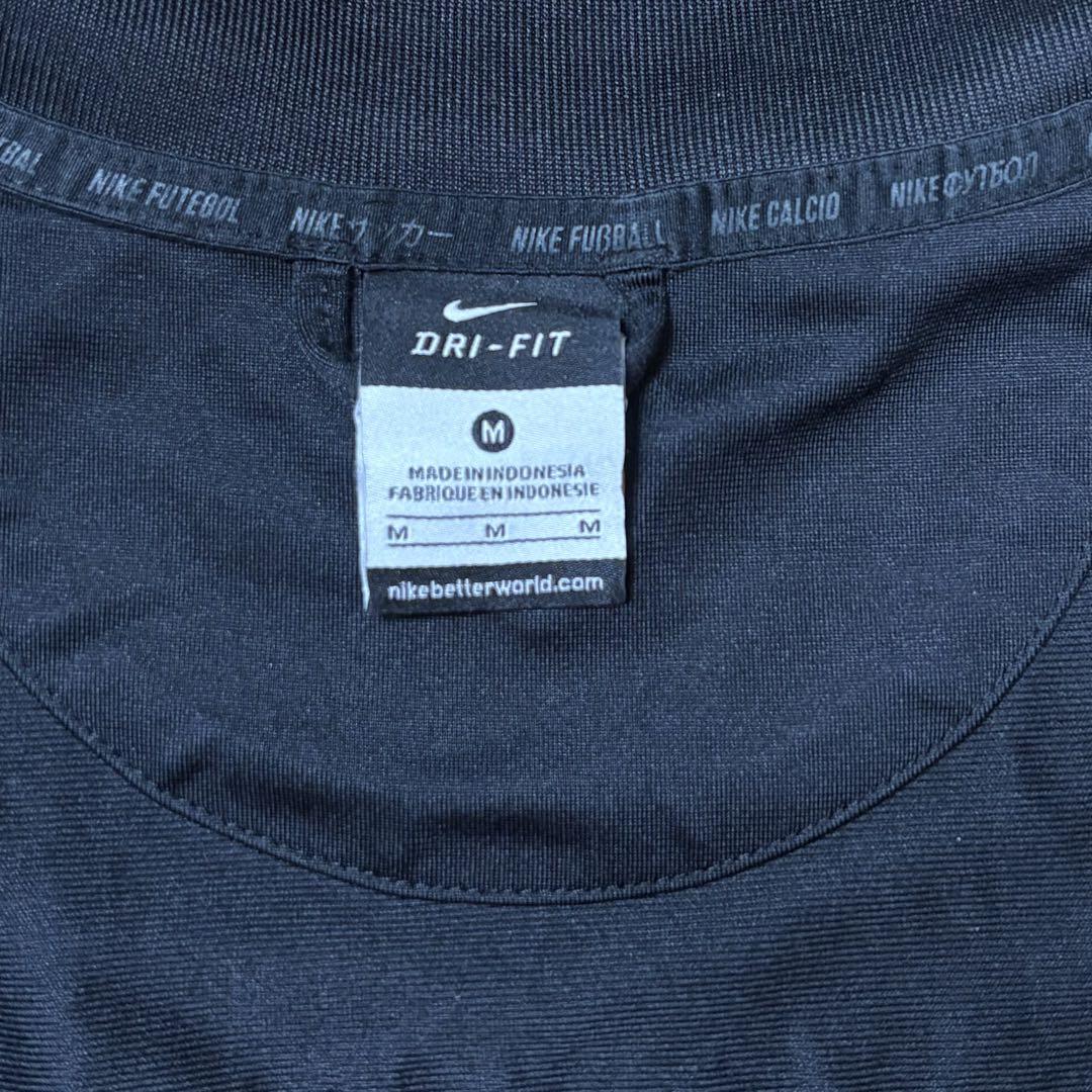 SIN 様NIKE DRI-FITトラックジャケットスウッシュ刺繍　企業　黒/白
