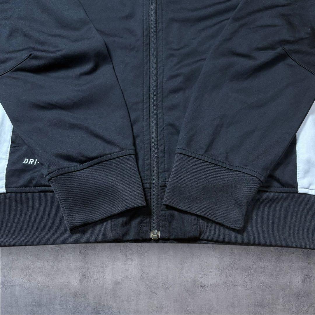 SIN 様NIKE DRI-FITトラックジャケットスウッシュ刺繍　企業　黒/白