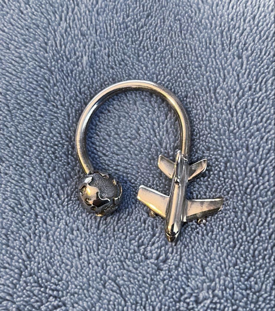 Tiffany & Co. 飛行機モチーフ キーホルダー Tiffany & Co. 飛行機モチーフ キーホルダー