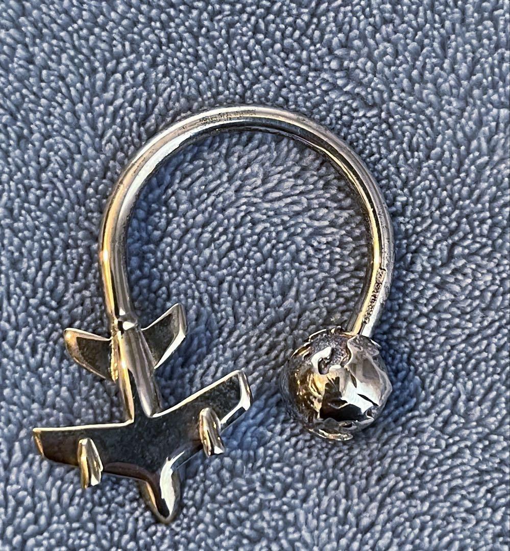 Tiffany & Co. 飛行機モチーフ キーホルダー Tiffany & Co. 飛行機モチーフ キーホルダー