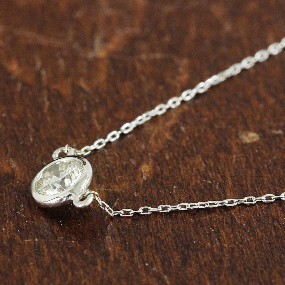 0.32ct ダイヤモンド SI GOOD バイザヤードセッティング ネックレス