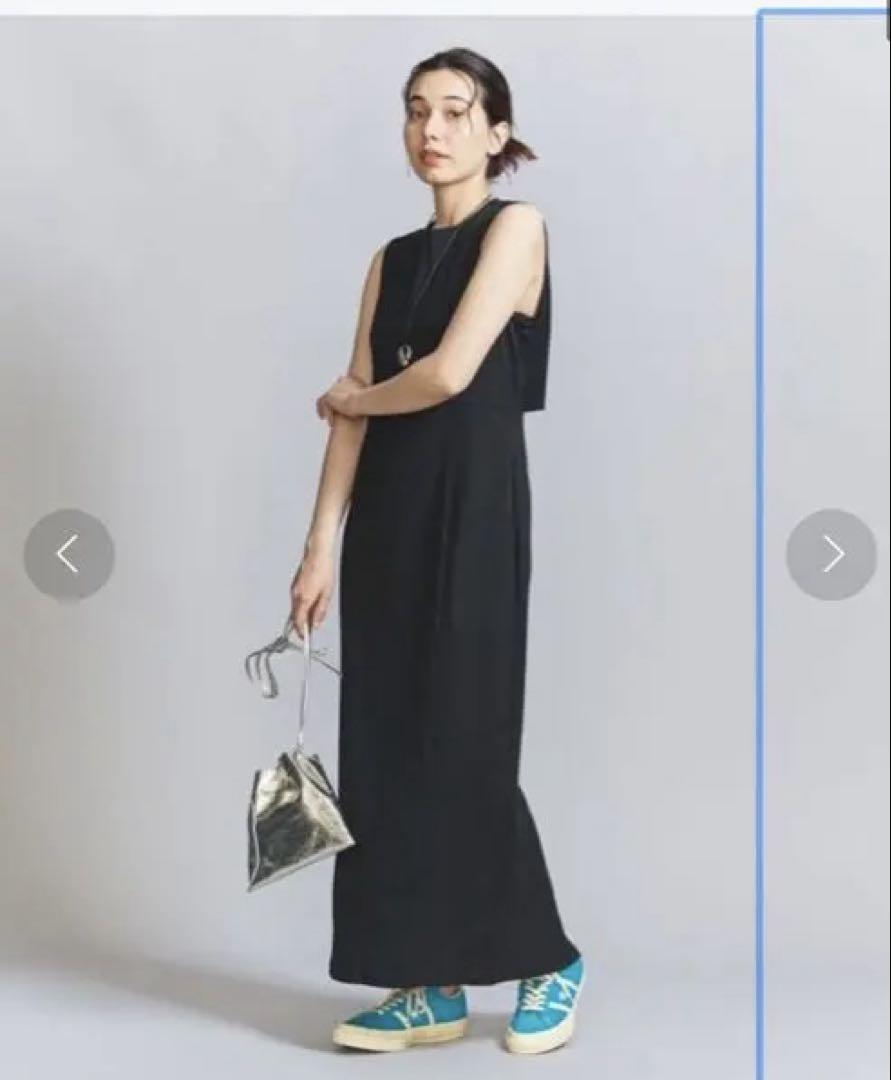 BEAUTY&YOUTH バックホール Iライン ワンピース