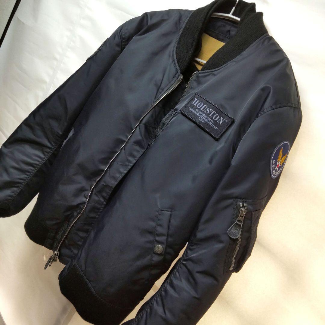 HOUSTON ヒューストン バイクジャケット 冬 防寒 プロテクター付き