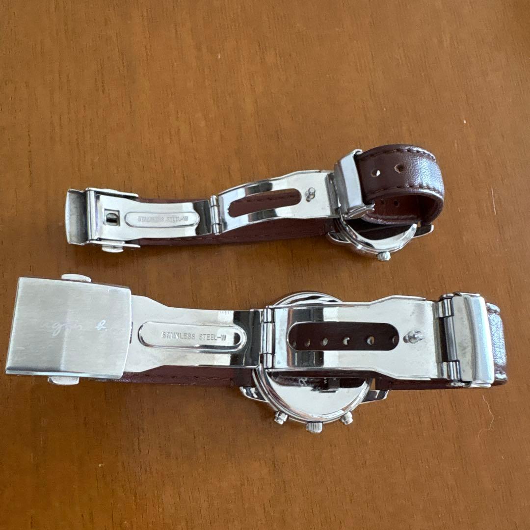 アニエスベー　ペア腕時計