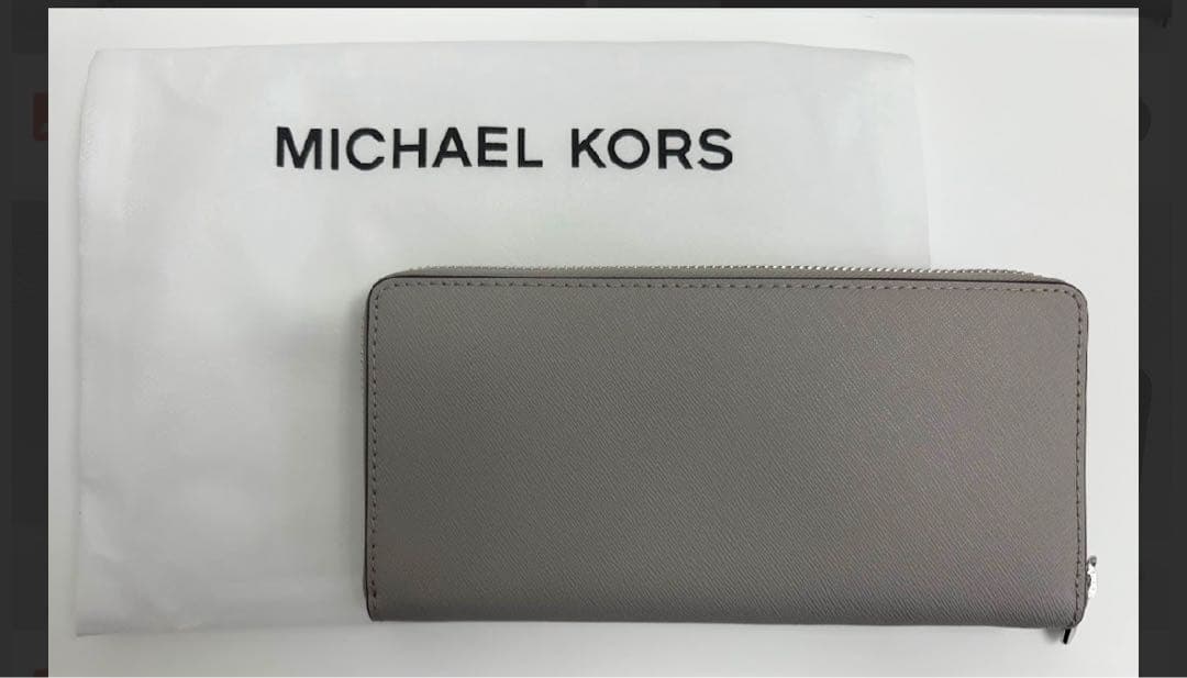 MICHAEL KORS グレー 長財布 保護袋付き MEDICALDB_JP