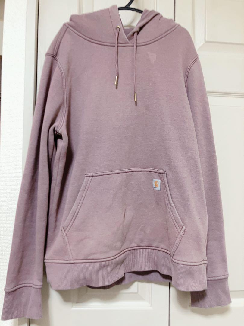 Carhartt パープル フード付きパーカー carhartt 薄紫色 フード付きパーカー