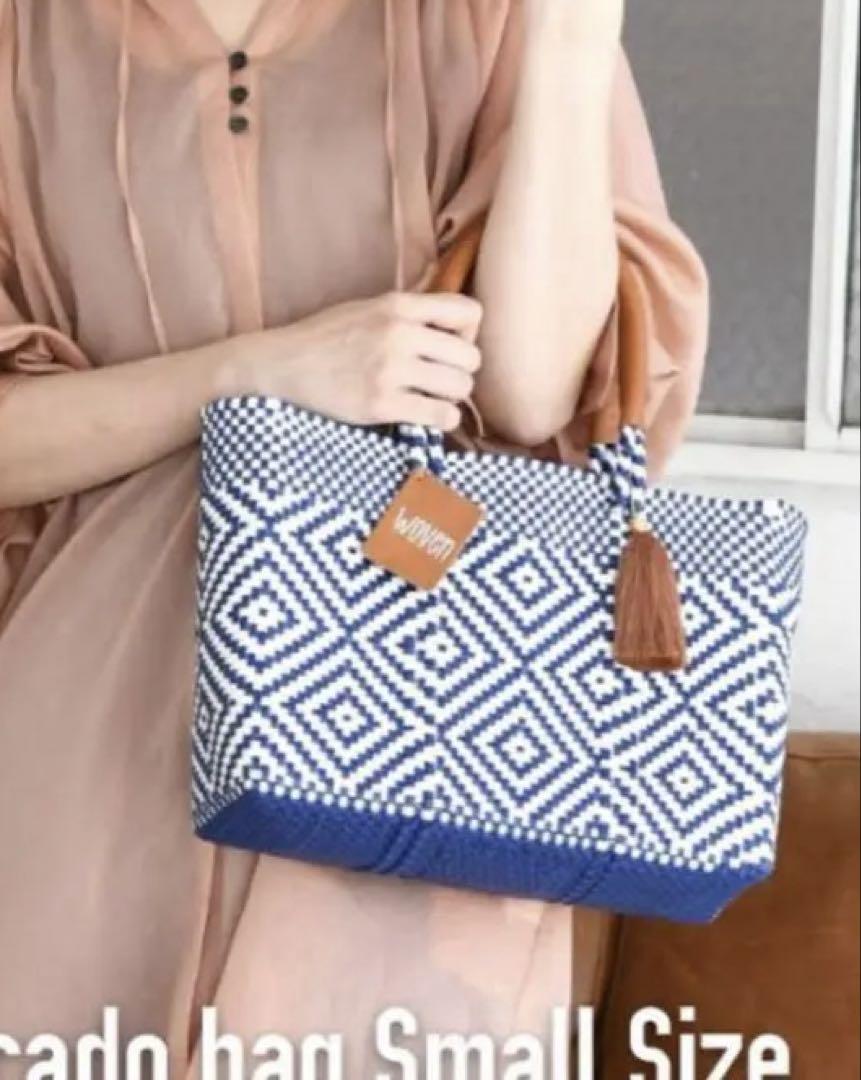 WOVEN かごバッグ　メルカド　美品