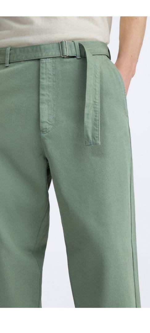 ZARAザラ⭐ベルトRELAXEDFITパンツ⭐新品未使用タグ付き　完売品