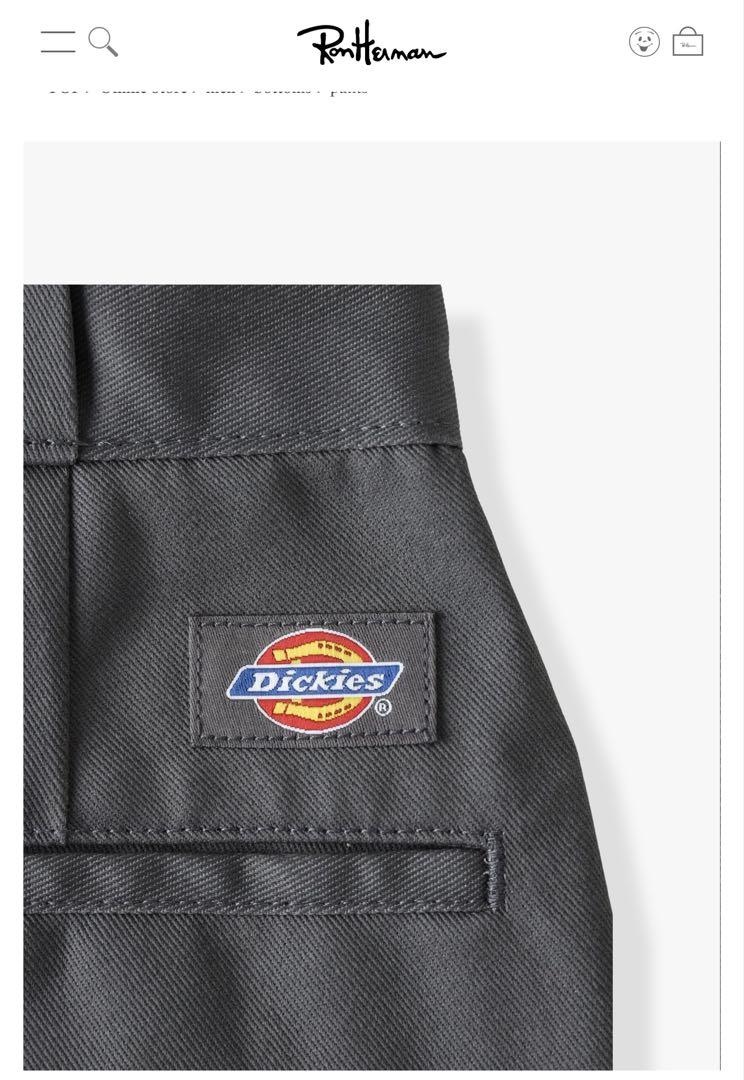 【試着のみ】ロンハーマン　ディッキーズ　ワークチノパンツ　サイズ32 Black