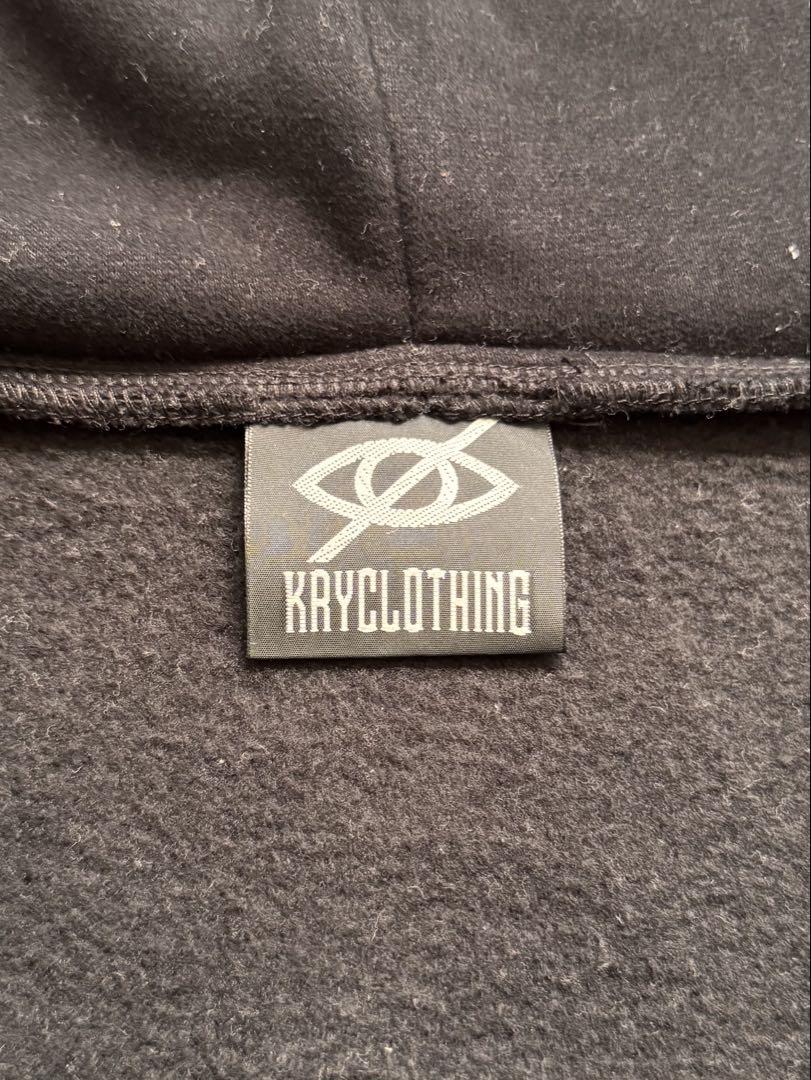 KRY Clothing チャイナボタン ボリュームネックBIGパーカー