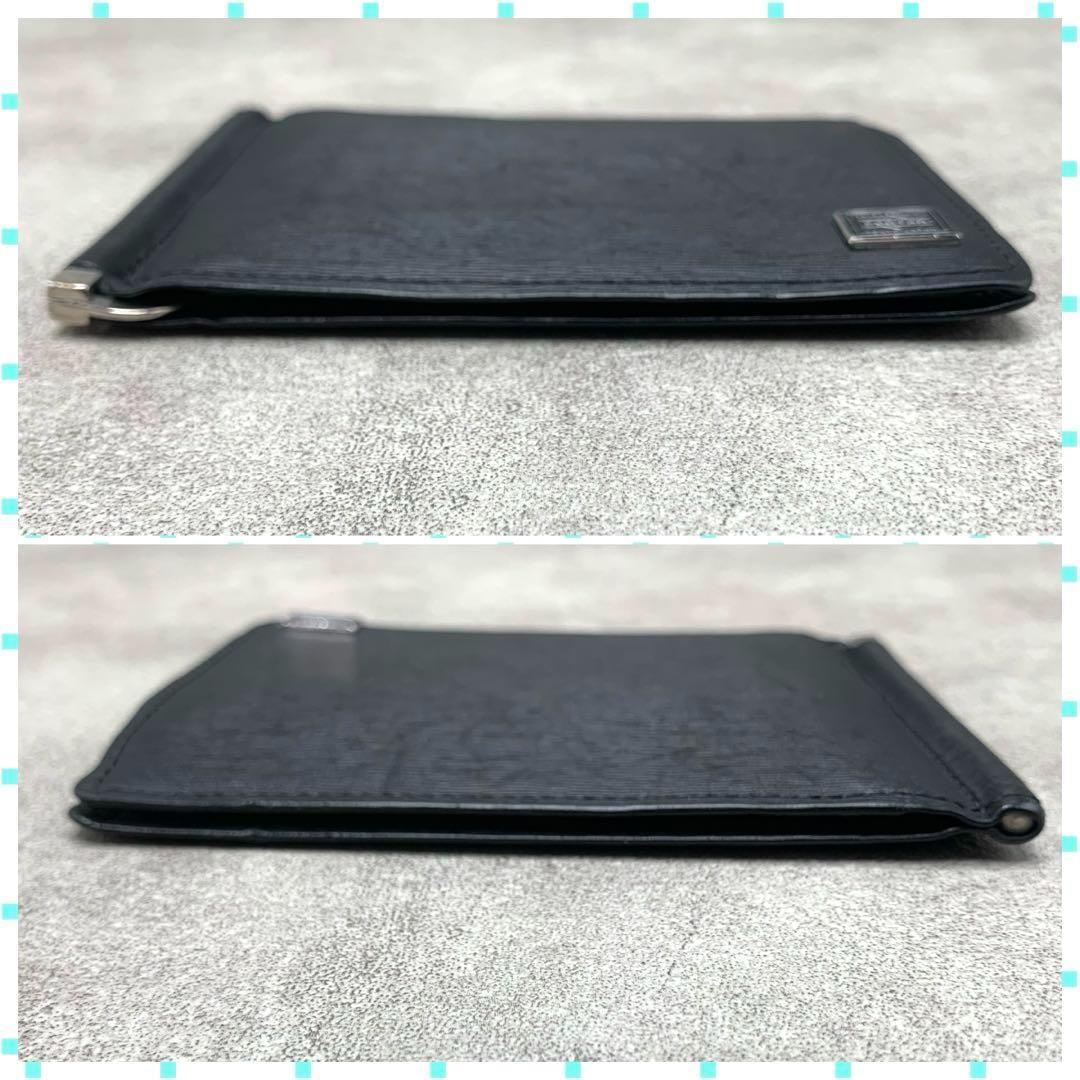 PORTER カレント マネークリップ　二つ折り財布　 折り財布 黒 メンズ