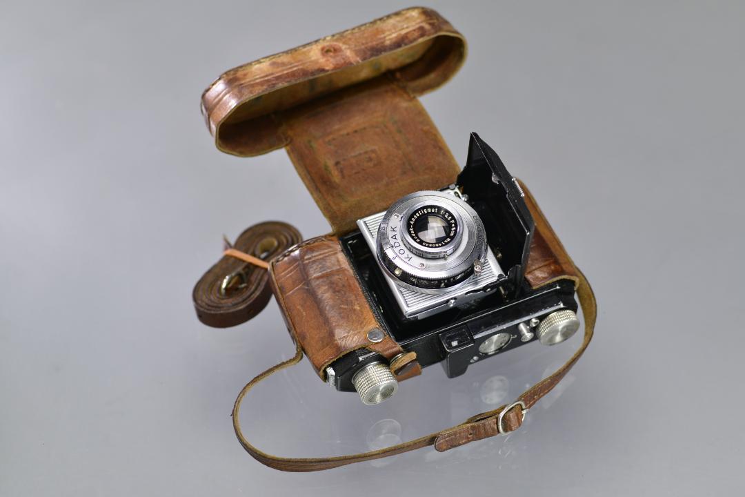 Kodak Retina IIIc レンジファインダーカメラ シルバー/ブラウン