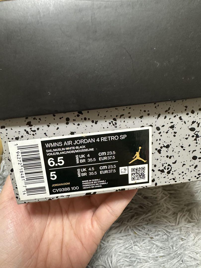 Off-White × NikeWMNS AirJordan 4 SP 23.5
