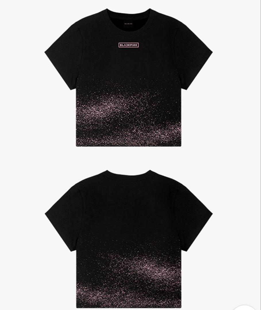 BLACKPINK DEADLINE TOUR CROP TEE ブラック L